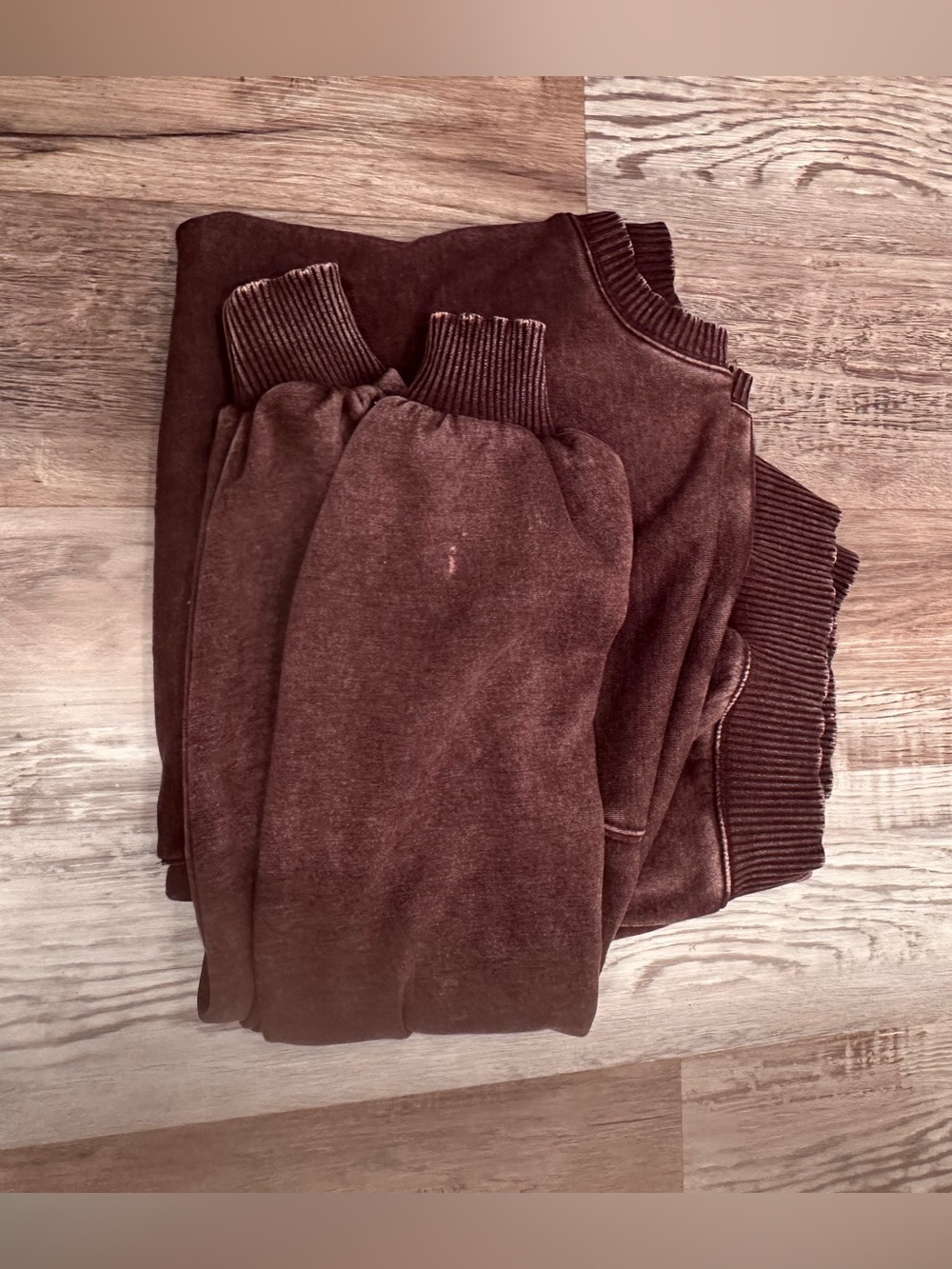 Zenana Outfitters Acid Washed Crewneck Sweatshirt Soft Cozy Fall Sz M - Picture 11 of 11